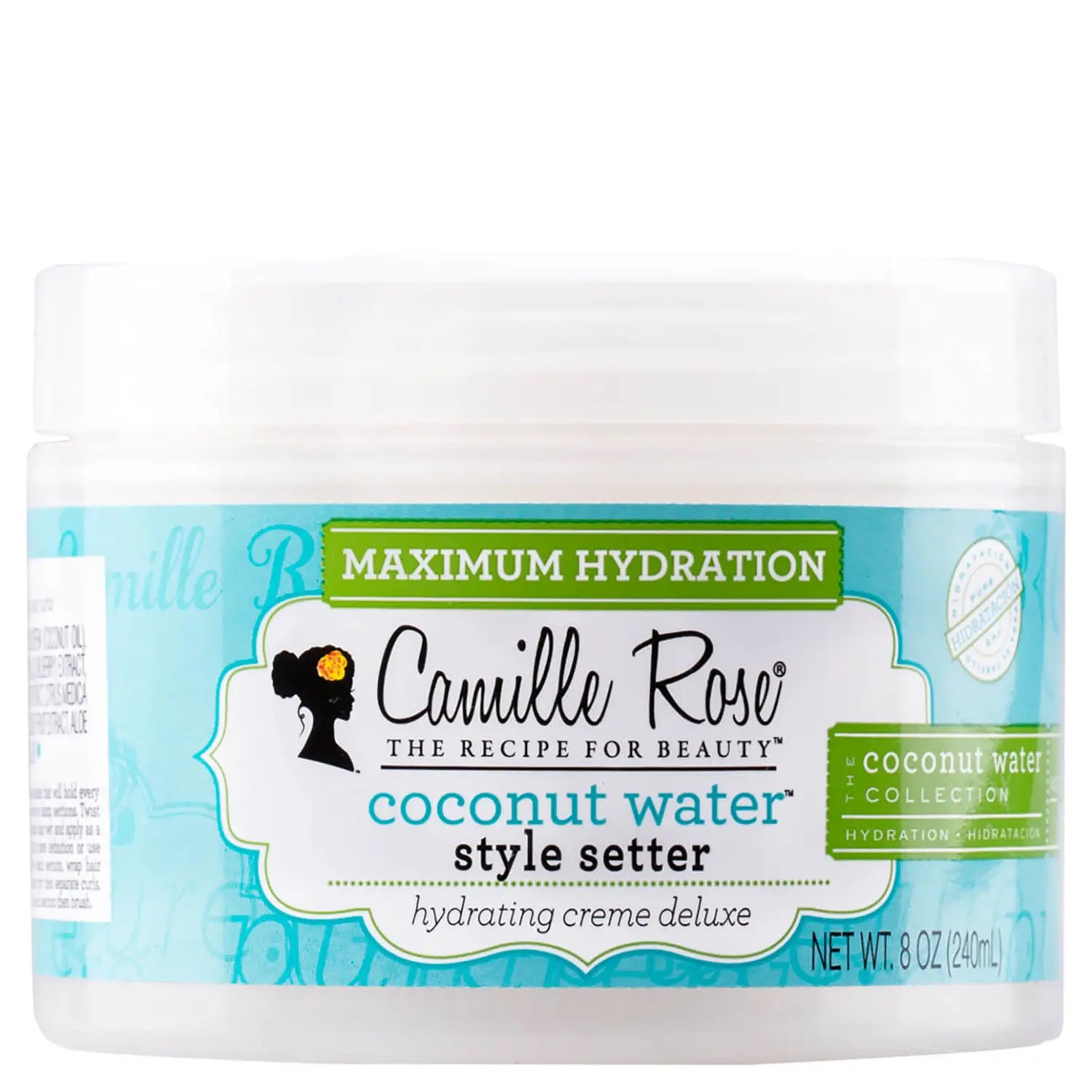 Camille Rose Coconut Water Style Setter Hydrating Crème Deluxe FrontAfro Hair Haircare