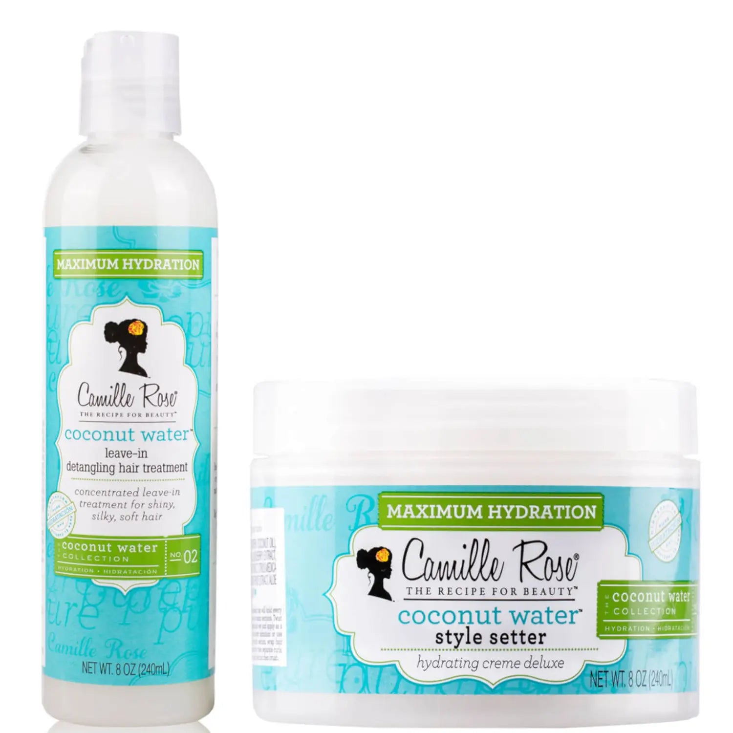 Camille Rose Coconut Water Duo Afro Hair Haircare