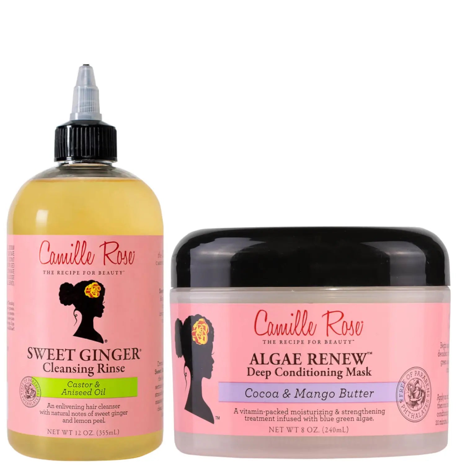 Camille Rose Wash Day Duo Bundle Afro Hair Haircare