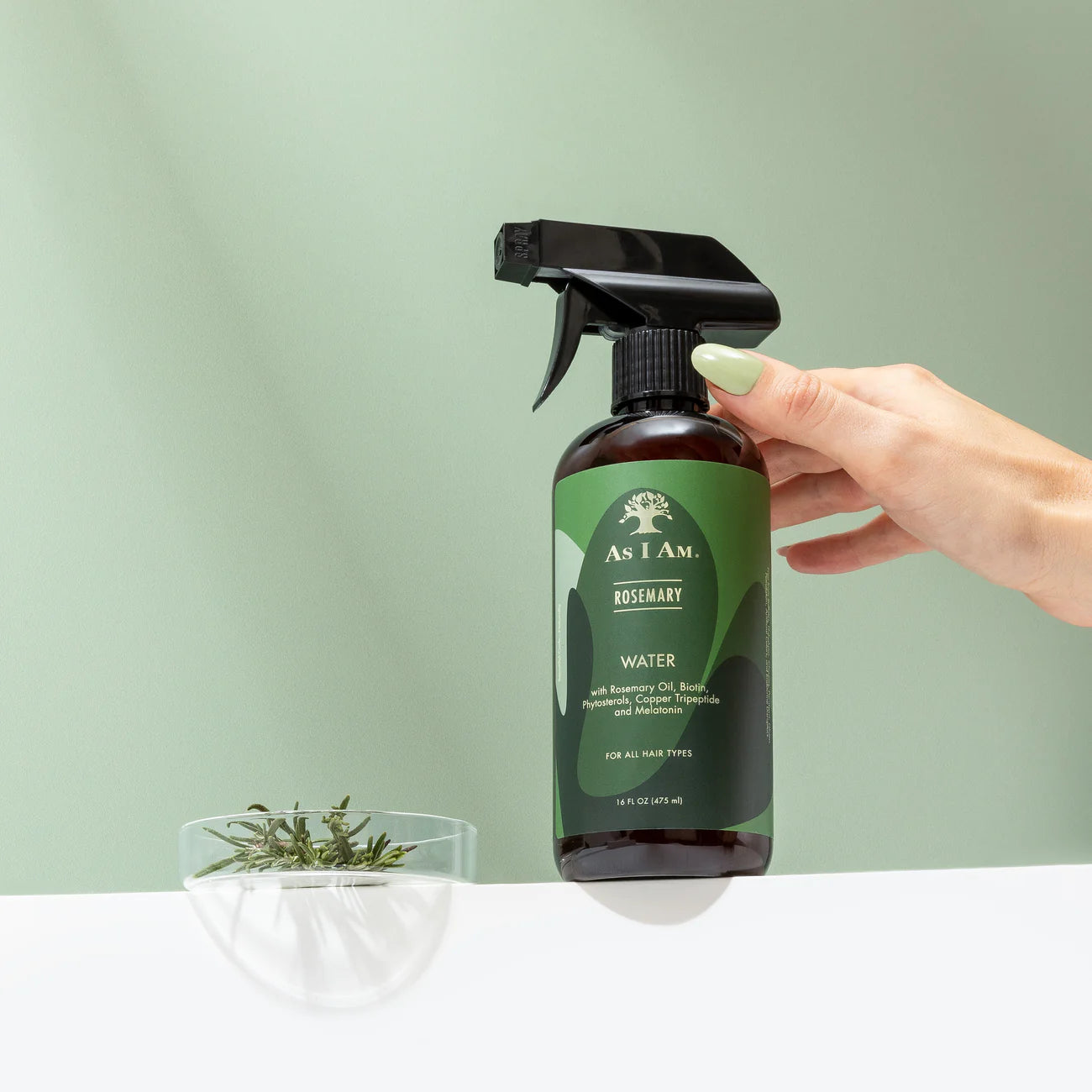 AS I AM ROSEMARY WATER 16oz