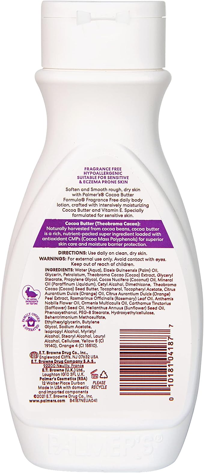 Palmers Fragrance free 250ml