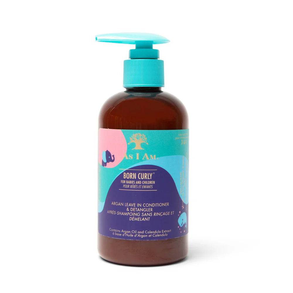 As I Am Born Curly argan Conditioner Leave-in & Detangler 240ml/8oz
