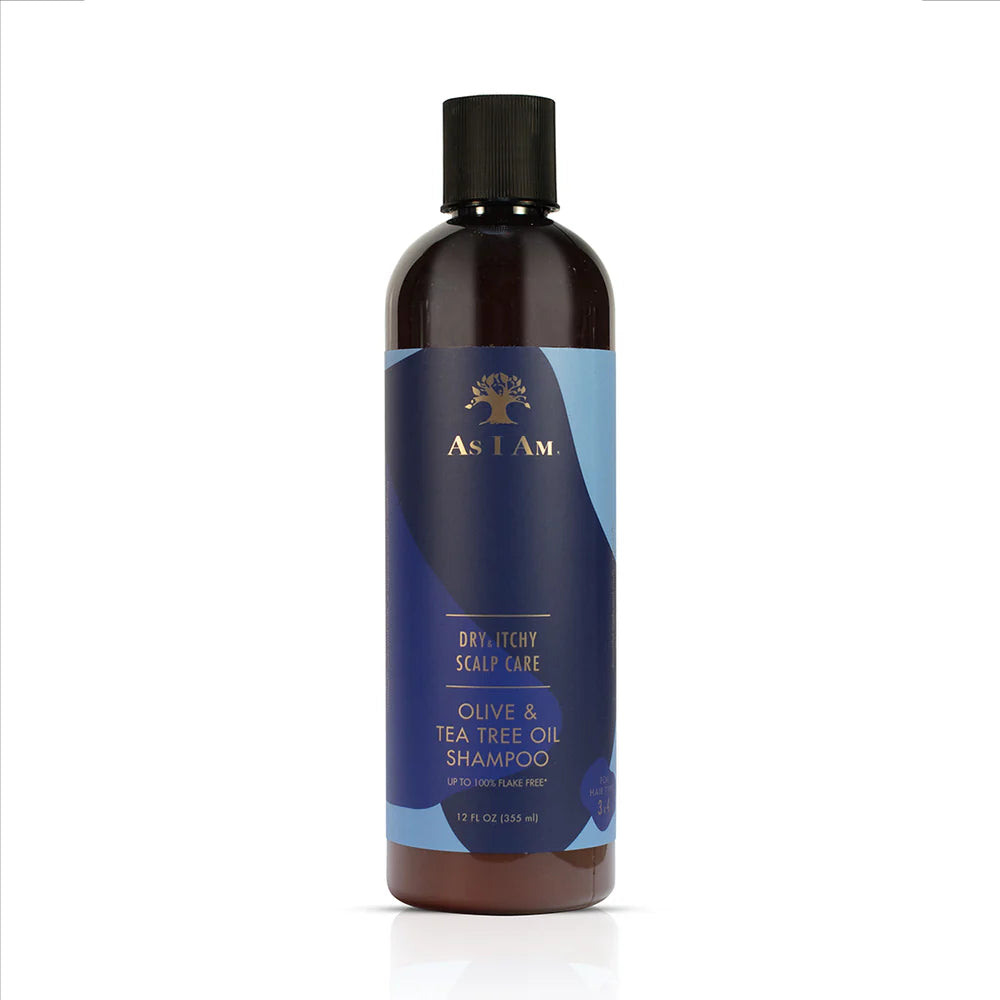 As I Am Olive & Tea Tree oil Scalp Care Shampoo – 12 oz