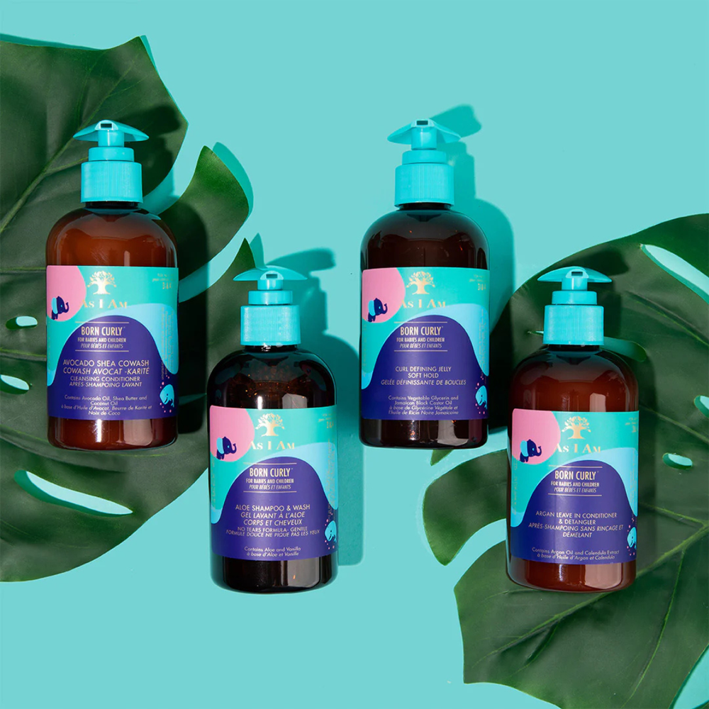 As I Am Born Curly – 4 Piece Kids Haircare Bundle