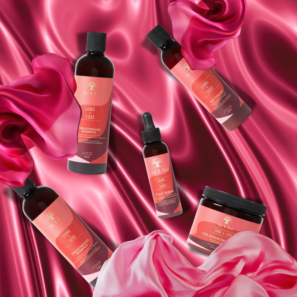 As I Am Long & Luxe Pomegranate & Passion Fruit Haircare 5 Piece Set