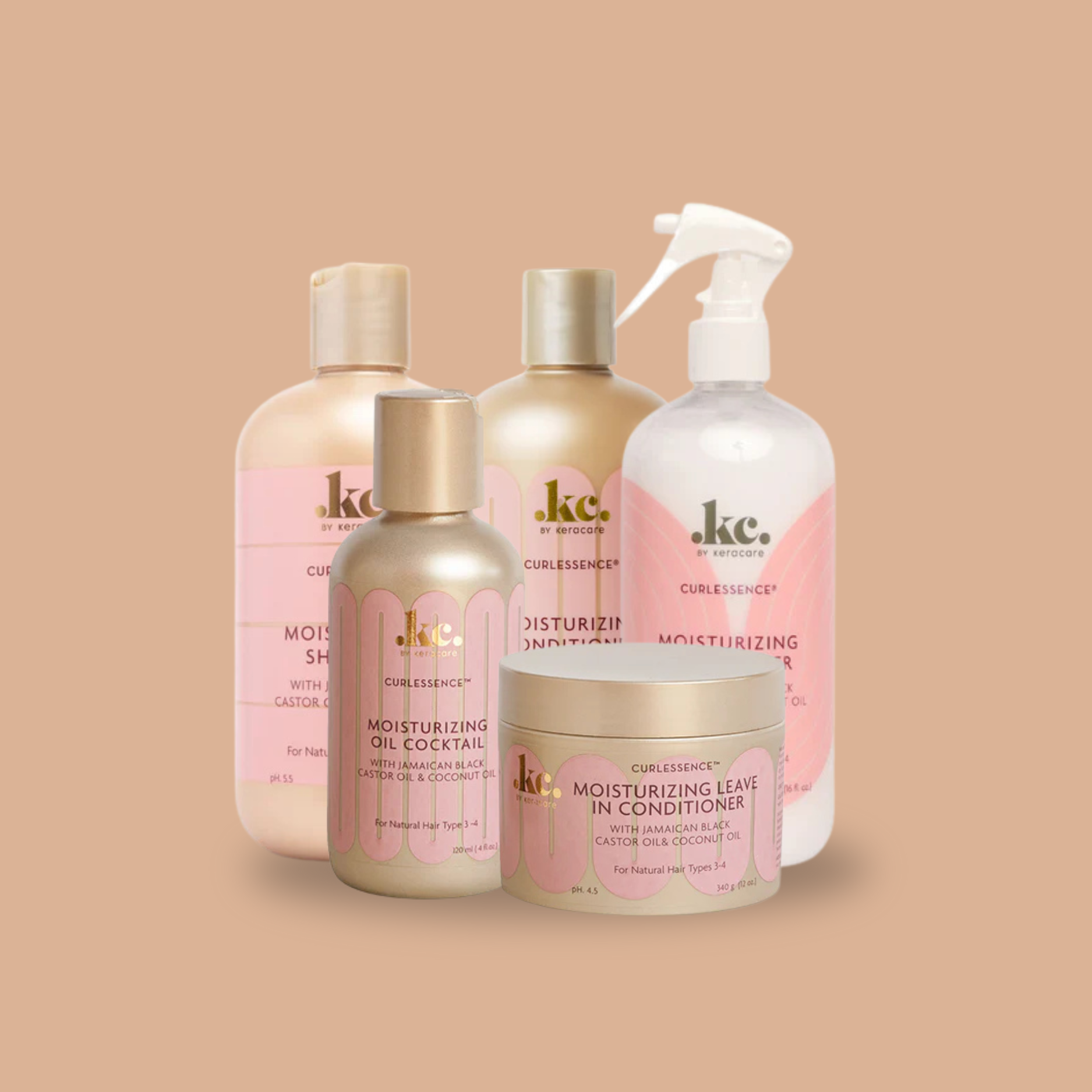 KeraCare CurlEssence Moisturizing 5 Piece Haircare Set