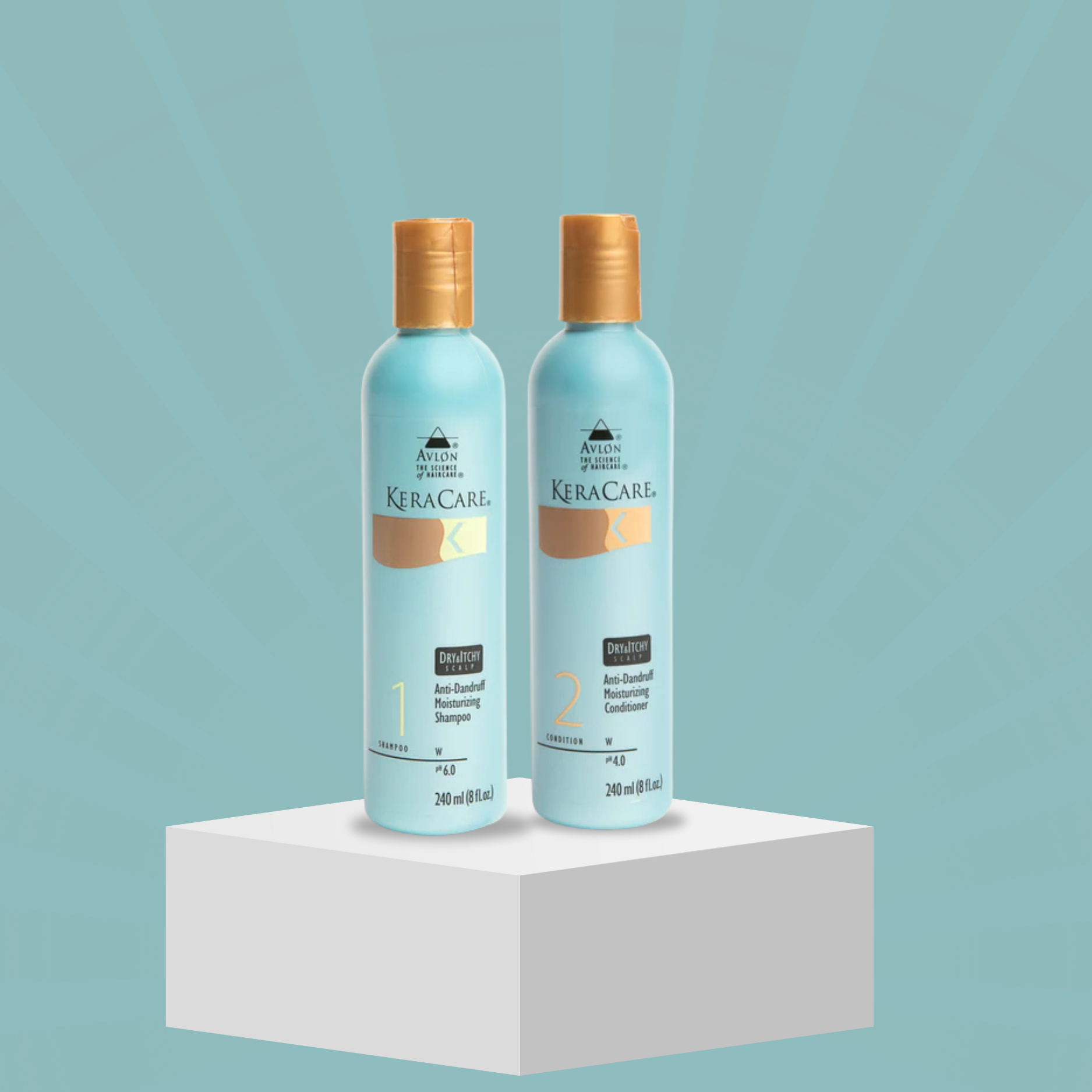 KeraCare D&I Scalp Care Shampoo & Conditioner Bundle – 8oz Each