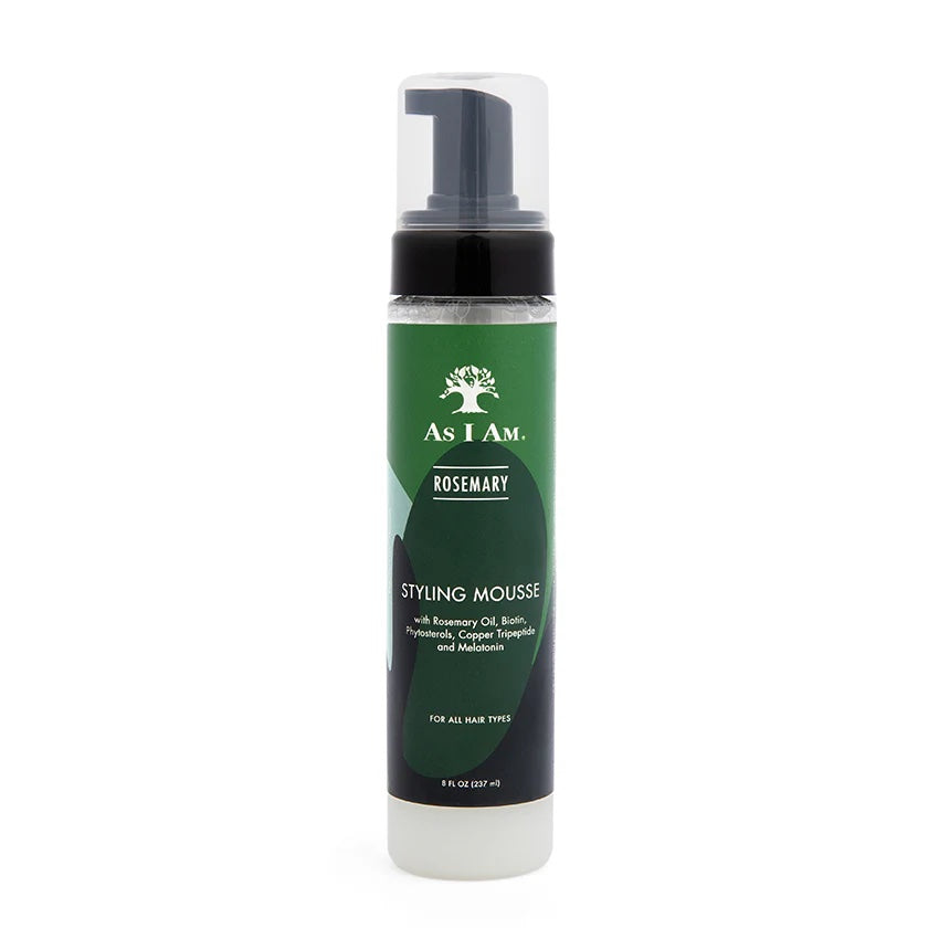 AS I AM ROSEMARY STYLING MOUSSE 8oz