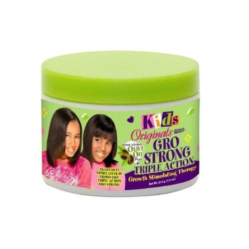 Africa's Best Kids Organics Gro Strong Triple Action Front Afro Hair Haircare