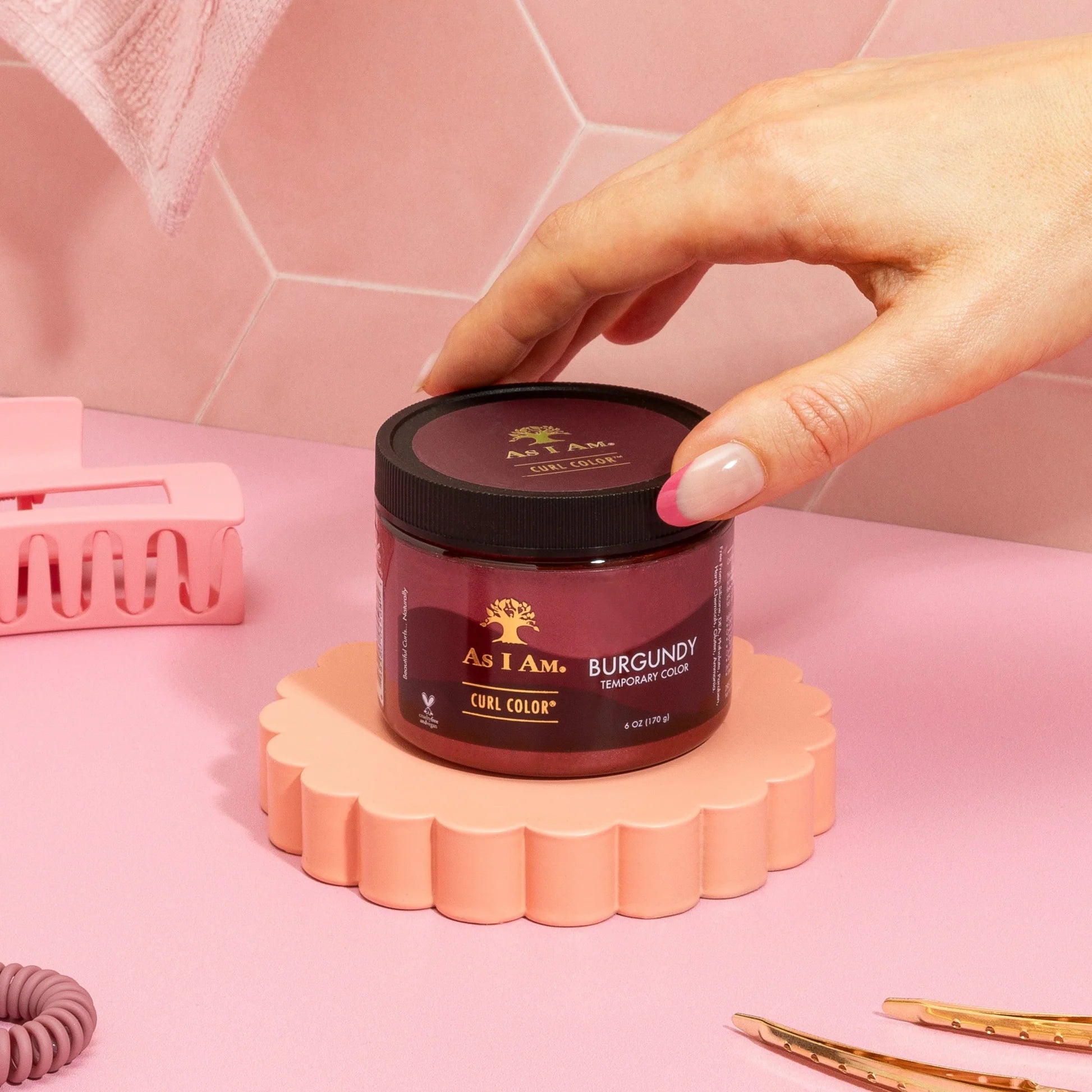 As I Am Curl Color – Burgundy 6oz