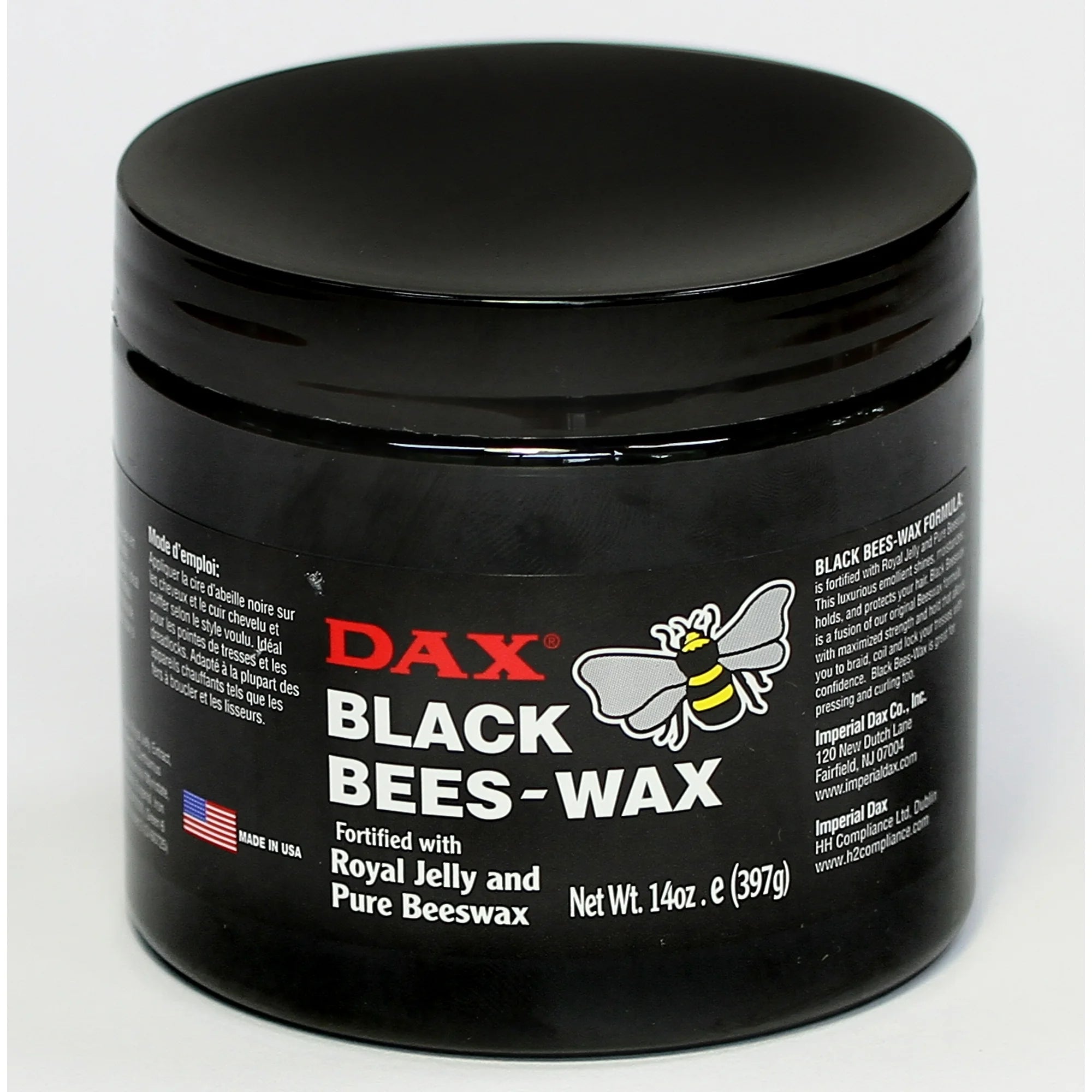 Dax Black Bees Wax Fortified with Royal Jelly 14oz