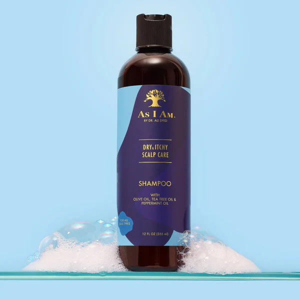 As I Am Dry & Itchy Scalp Care Olive & Tea Tree Oil Shampoo (12 oz)