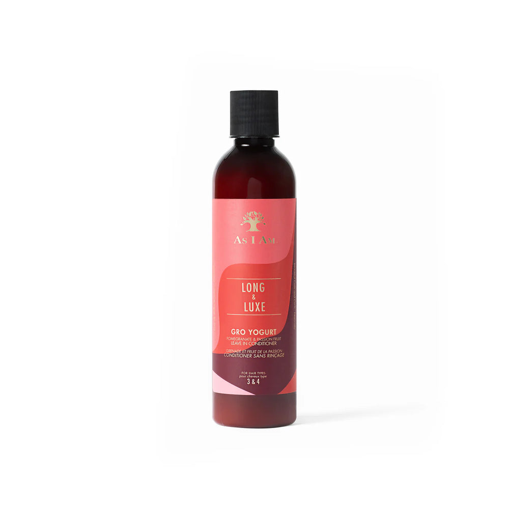 As I AM Long and Luxe GroYogurt Leave-In Conditioner, 8 Ounce