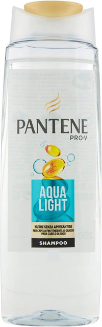 Pantene Pro-V Aqua Light shampoo bottle on a white background