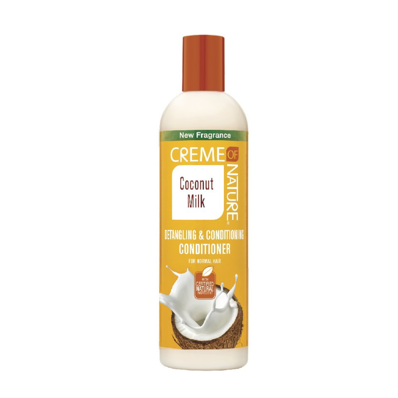 CrÃ¨me Of Nature Coconut Milk Conditioner, 12 oz, White, 355 ml