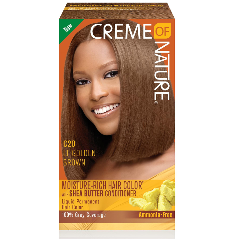 Creme of Nature Liquid Hair Color, Golden Brown C20