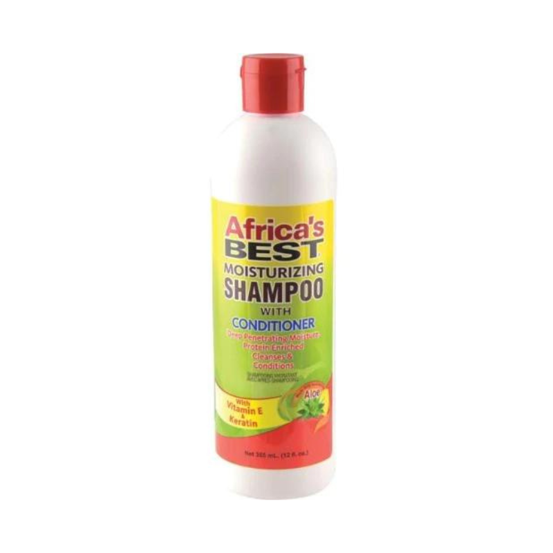 Africa's Best Moisturizing Shampoo With Conditioner Front Afro Hair Haircare