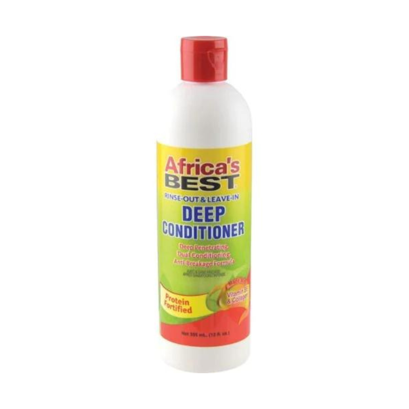 Africa's Best Rinse Out & Leave In Deep Conditioner Front Afro Hair Haircare