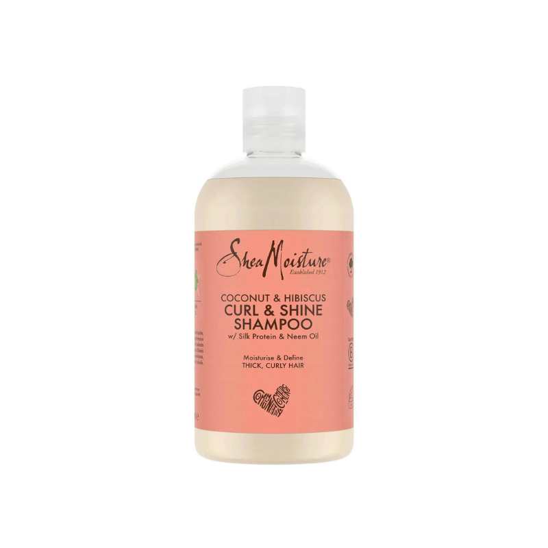 Shea Moisture Coconut & Hibiscus Curl & Shine Shampoo Afro Hair Haircare