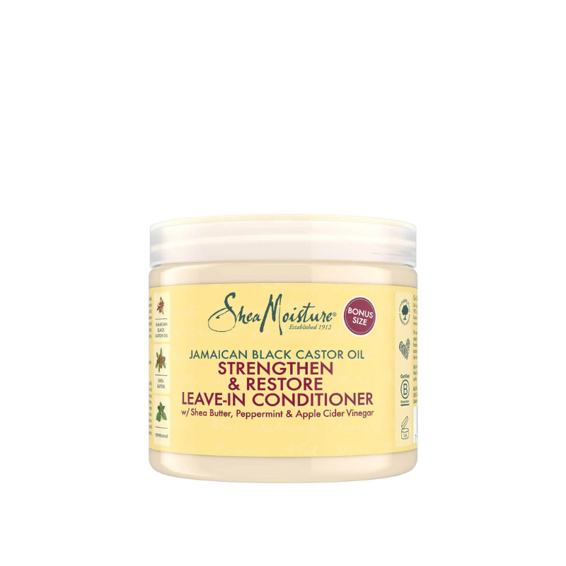 Shea Moisture Jamaican Black Castor Oil Strengthen, Grow & Restore Leave-In Conditioner Afro Hair Haircare