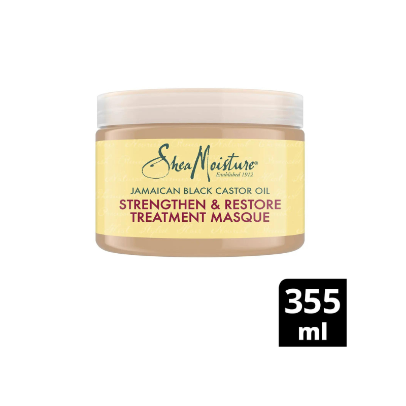 Shea Moisture Jamaican Black Castor Oil Strengthen & Restore Treatment Masque Afro Hair Haircare