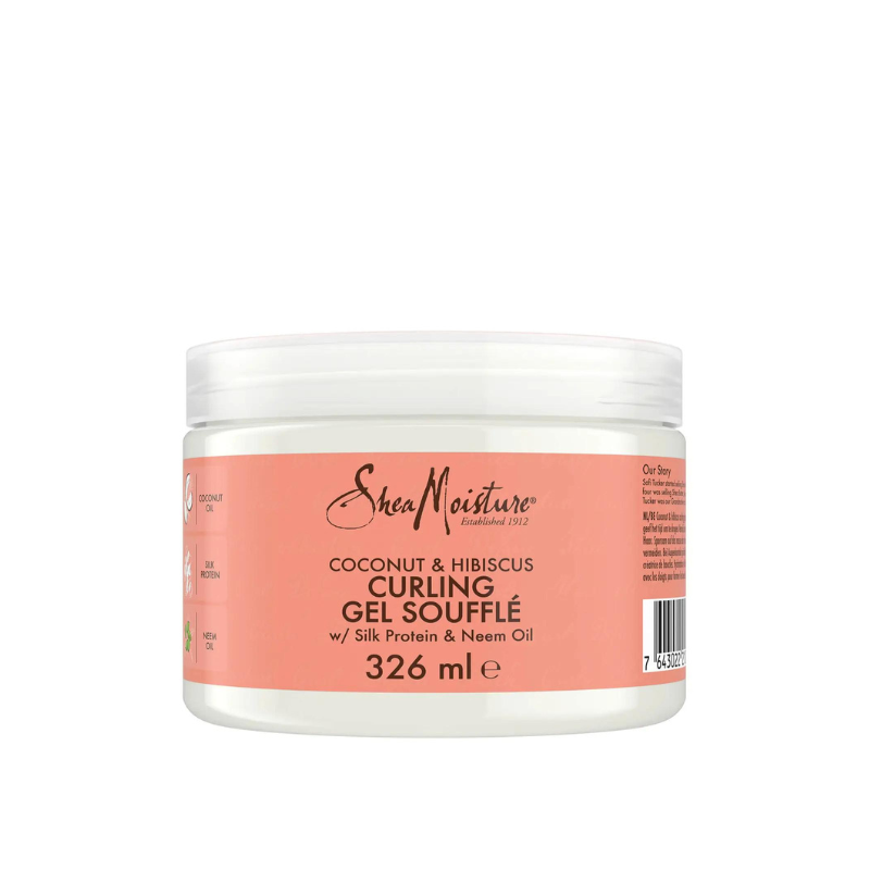 Shea Moisture Coconut & Hibiscus Curling Gel Soufflé Afro Hair Haircare