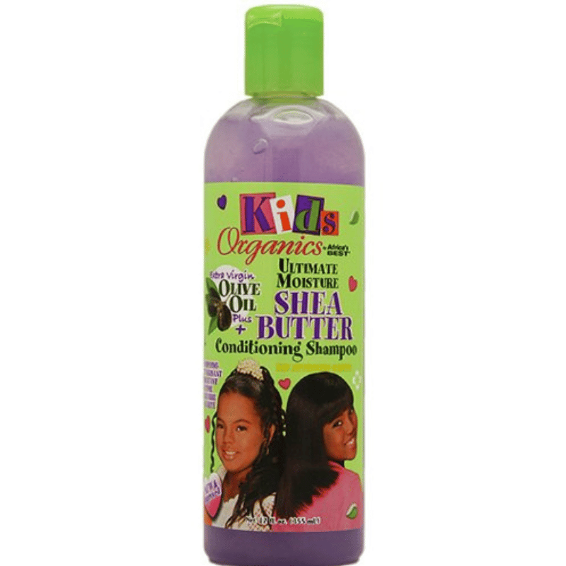 Africa's Best Kids Organics Ultimate Moisture Shea Butter & Extra Virgin Olive Oil Conditioning Shampoo Front Afro Hair Haircare