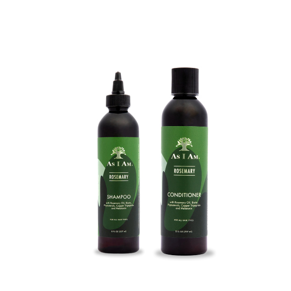 As I Am Rosemary Shampoo & Conditioner Bundle