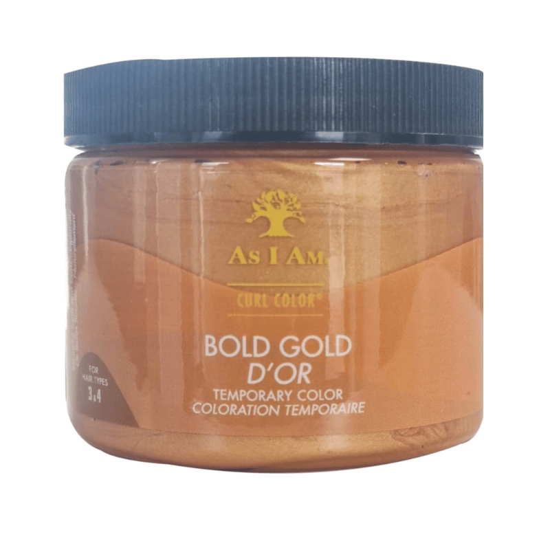 As i Am Curl Color Bold Gold Front Afro Hair Haircare