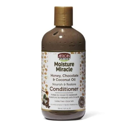 African Pride Moisture Miracle Honey & Coconut Conditioner Front Afro Hair Haircare