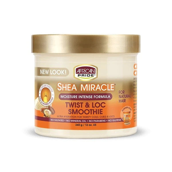 African Pride Shea Miracle Twist & Loc Smoothie Front Afro Hair Haircare