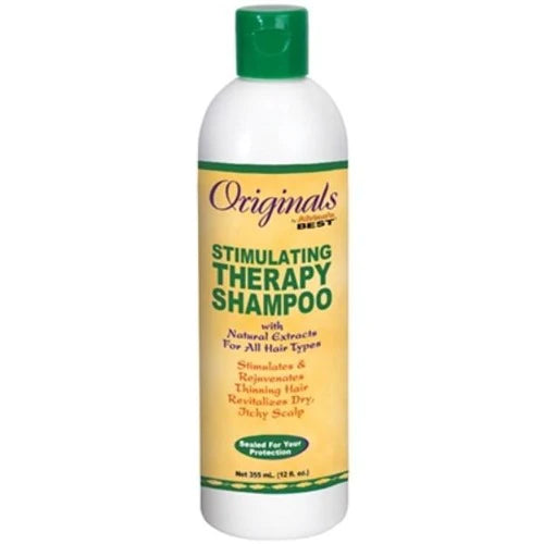 africas best organics stimulating therapy shampoo front afro hair hair care