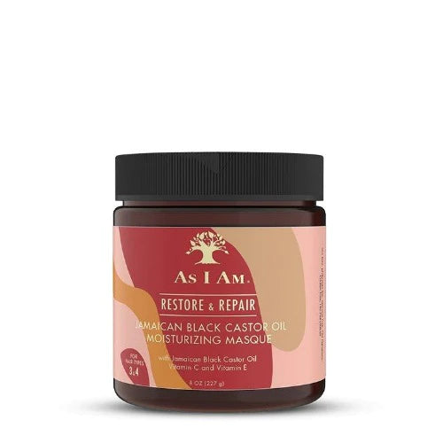 As I am JBCO Jamaican Black Castor Moisturizing Masque Front Afro Hair Haircare