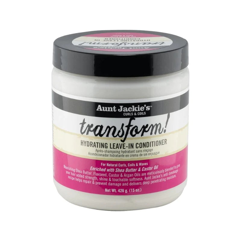 Aunt Jackie Transform! Hydrating Leave-in Conditioner Front Afro Hair Haircare 