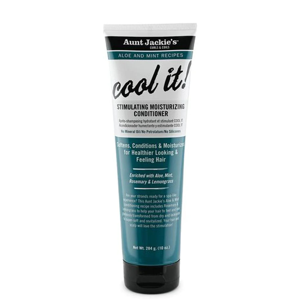 Aunt Jackie's Aloe and Mint Cool It! Stimulating Moisturizing Conditioner Front Afro Hair Haircare