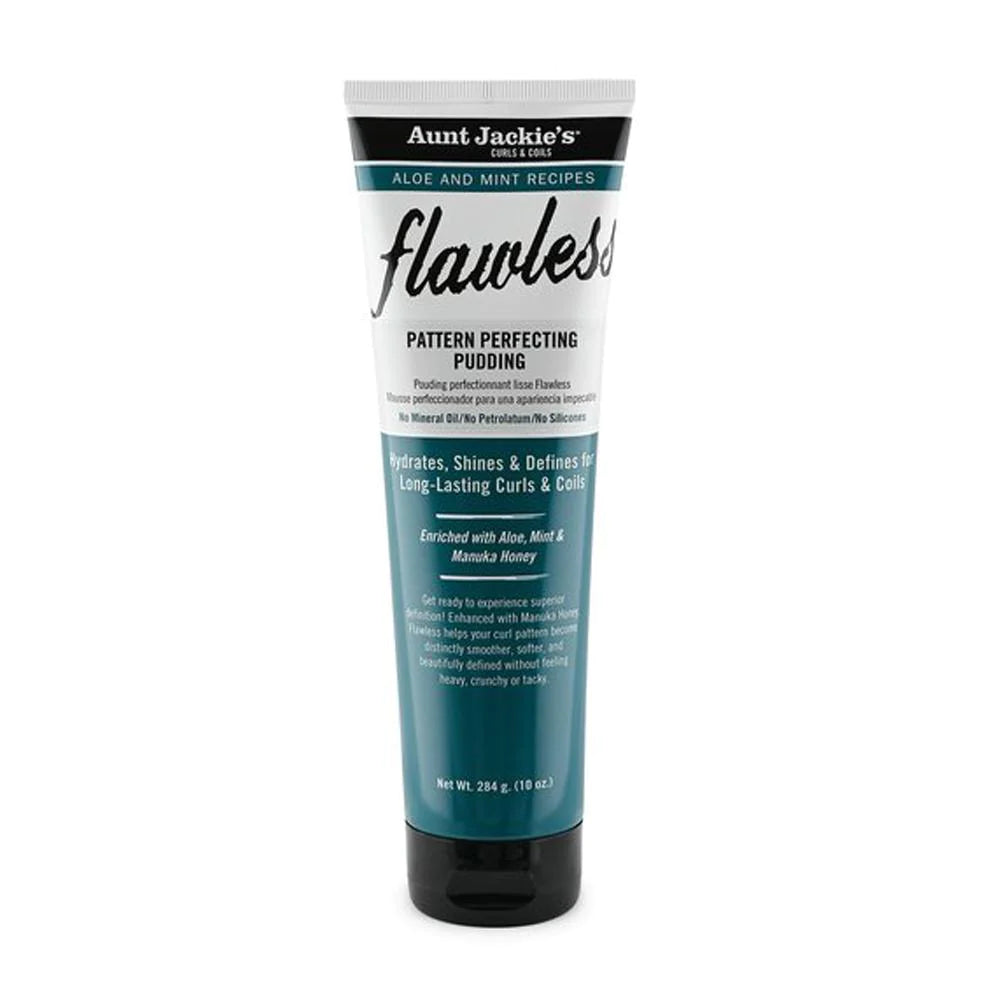 Aunt Jackie's Aloe and Mint Flawless Pattern Perfecting Pudding  Front Afro Hair Haircare