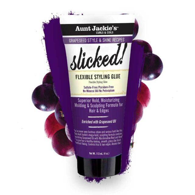 Aunt Jackies Grapeseed Slicked Flexible Styling Glue Front Afro Hair Haircare