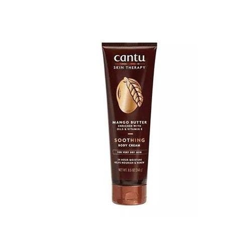 Cantu Skin Therapy Soothing Mango Butter Body Cream Front Afro Hair Haircare