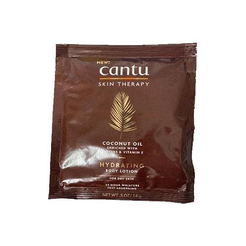 Cantu Skin Therapy Hydrating Coconut Oil Body Lotion - Sachet 14g Front Afro Hair Haircare