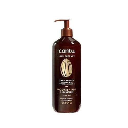 Cantu Skin Therapy Nourishing Shea Butter Body Lotion Front Afro Hair Haircare