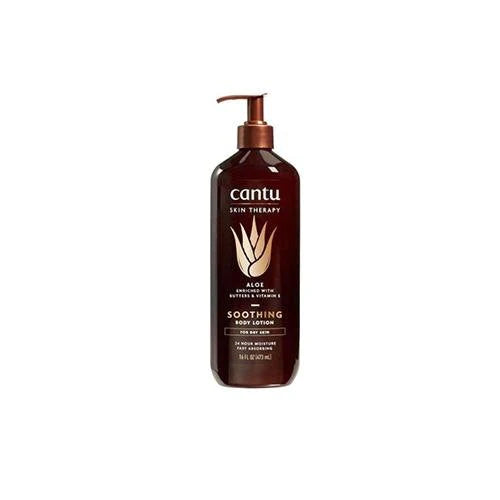 Cantu Skin Therapy Soothing Aloe Body Lotion Front Afro Hair Haircare