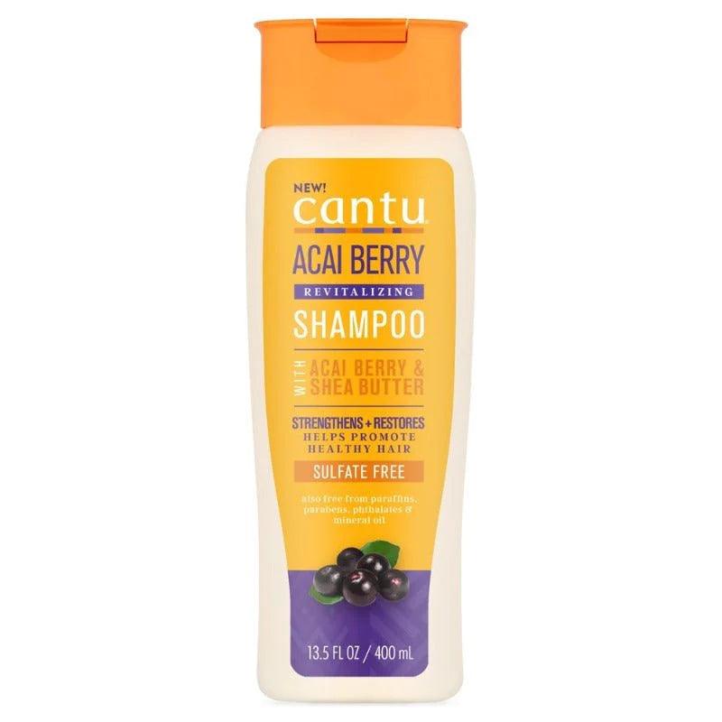 Cantu Acai Berry Revitalizing Shampoo Front Afro Hair Haircare