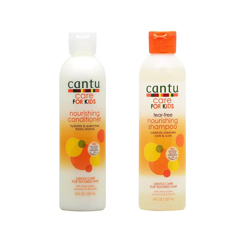 Cantu Care for Kids Nourishing Shampoo & Conditioner Set  Front Afro Hair Haircare