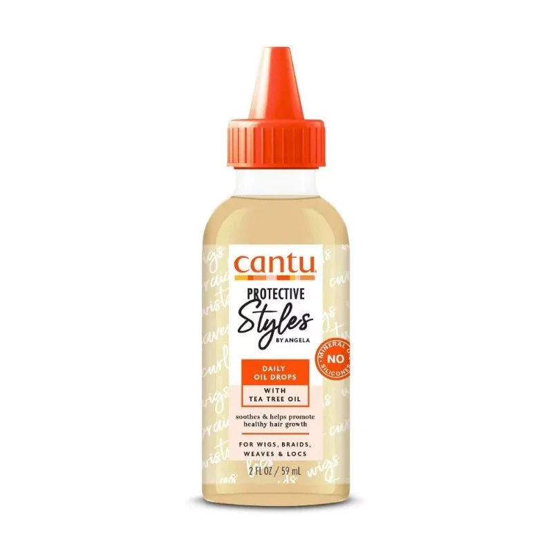 Cantu Protective Styles Scalp Daily Oil Drop Hair Treatment Front Afro Hair Haircare