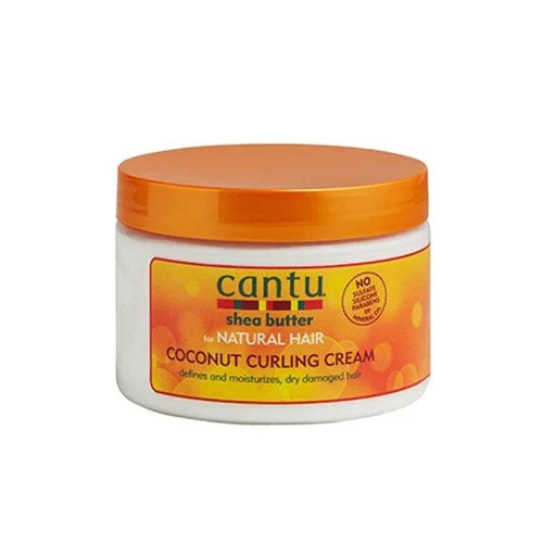 Cantu Shea Butter Natural Hair Coconut Curling Cream Front Afro Hair Haircare