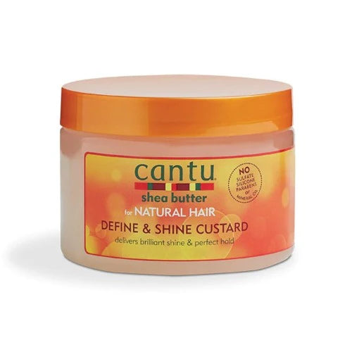 Cantu Shea Butter Natural Hair Define & Shine Custard Front Afro Hair Haircare