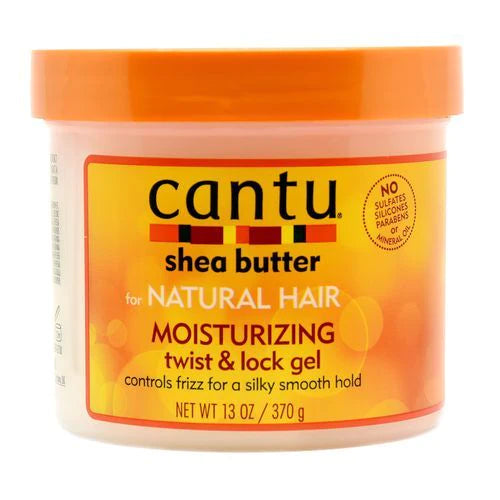 Cantu Shea Butter Natural Hair Moisturizing Twist & Lock Gel Front Afro Hair Haircare