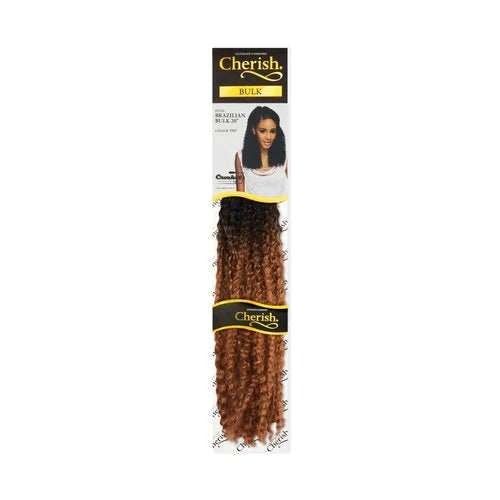 Cherish Brazilian Hair Bulk 20 Crochet Hair Braids Bulk All Colors Vibrant Crown