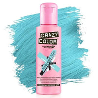 Crazy Color Semi-Permanent Hair Color Cream: Bubblegum Blue Front Afro Hair Haircare