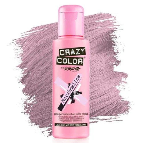 Crazy Color Semi-Permanent Hair Color Cream: Marshmallow Front Afro Hair Haircare